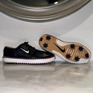 Nike SB Stefan Janoski Golf Shoes BV8070-001 Men’s 12 Black Leather White Sole